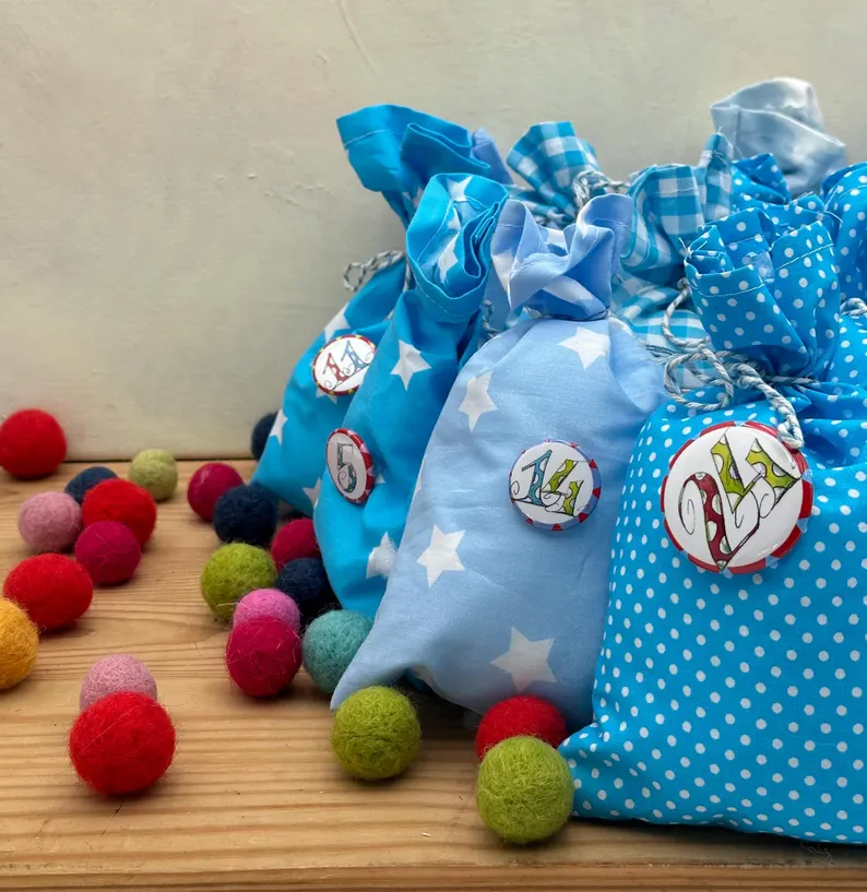 Adventskalender Eisbär zum Befüllen und Wiederverwenden