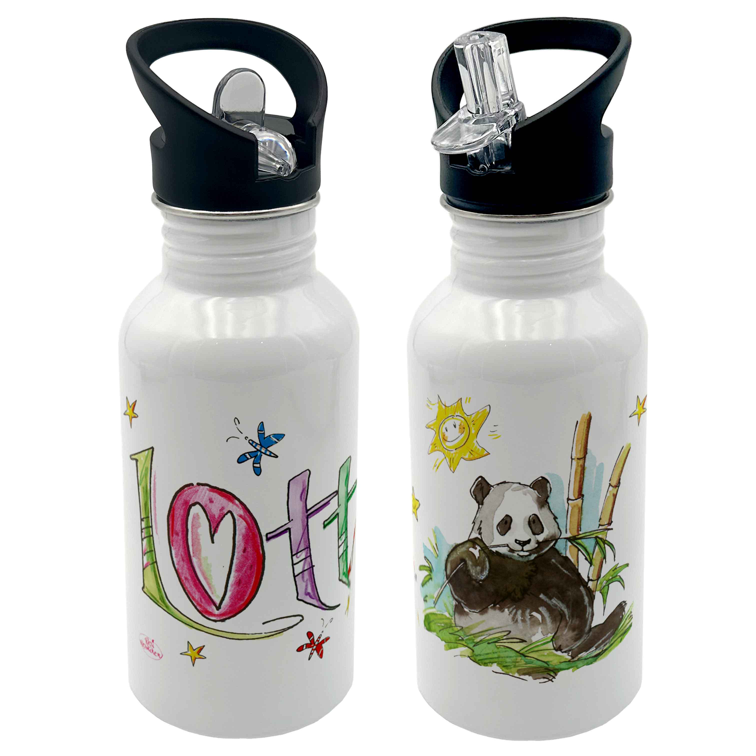Edelstahl Trinkflasche - Panda