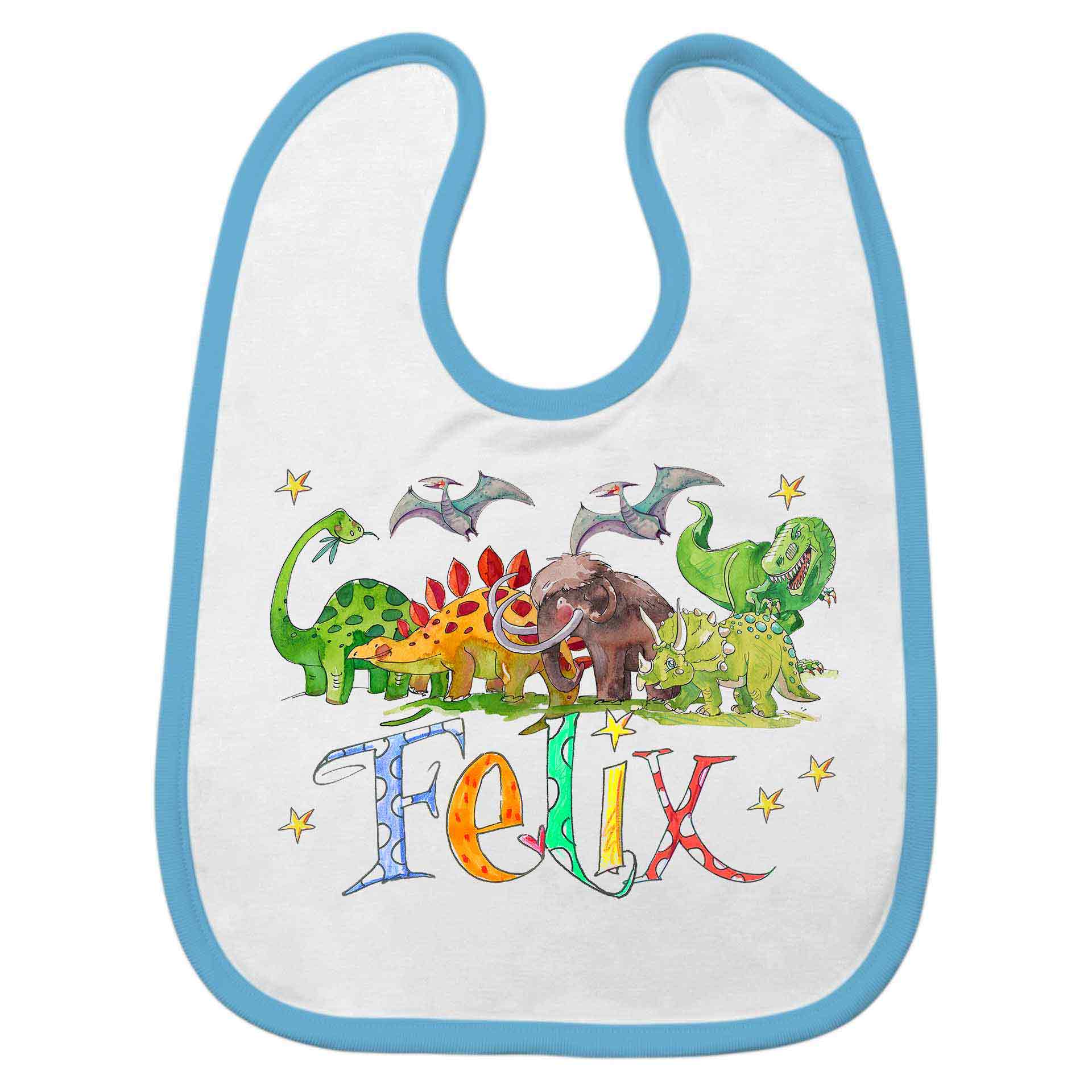 Babylätzchen Dino 6