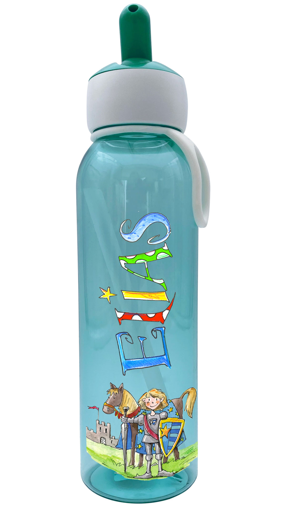 Trinkflasche Flipup, Ritter