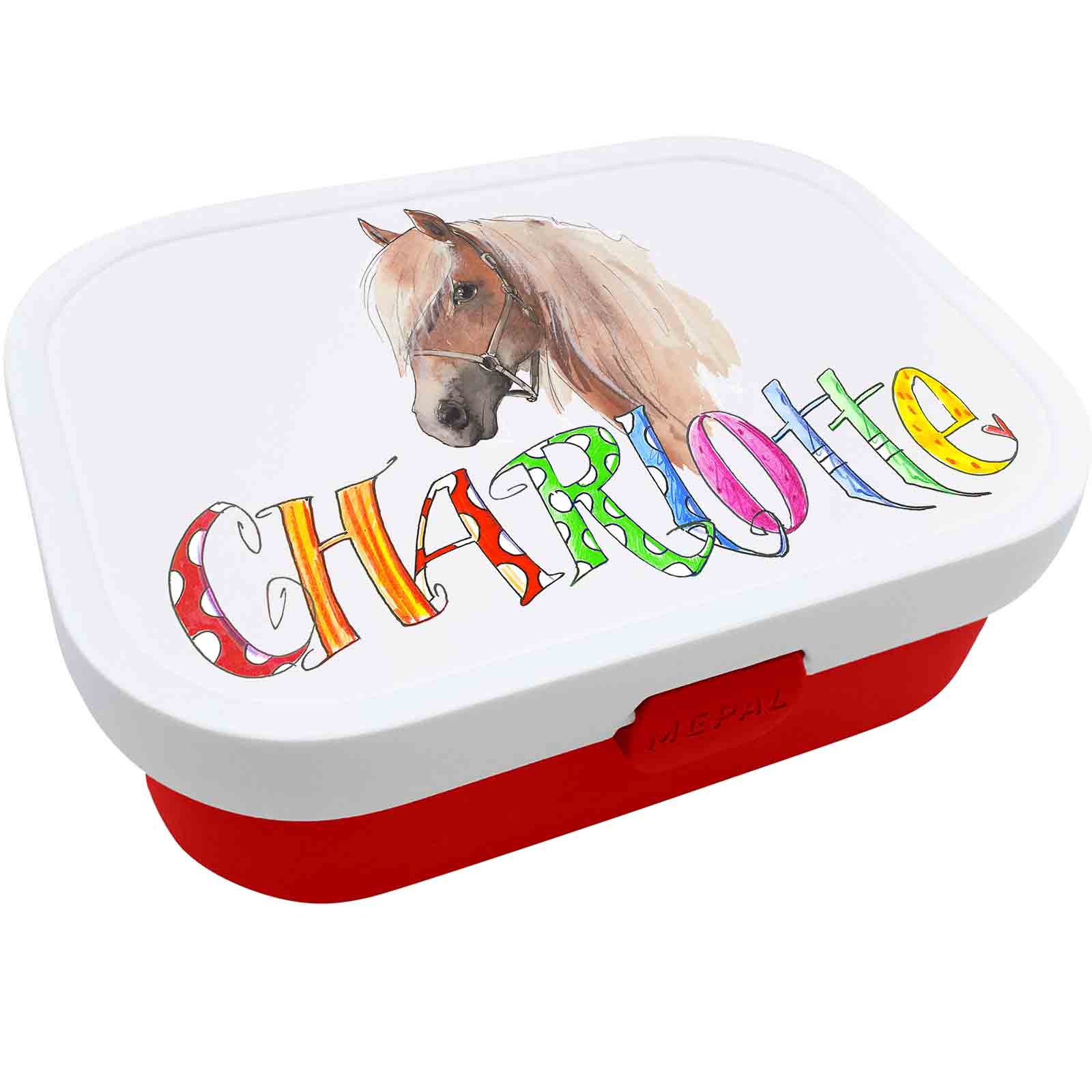 Mepal Campus Brotdose - Pferdekopf hell 