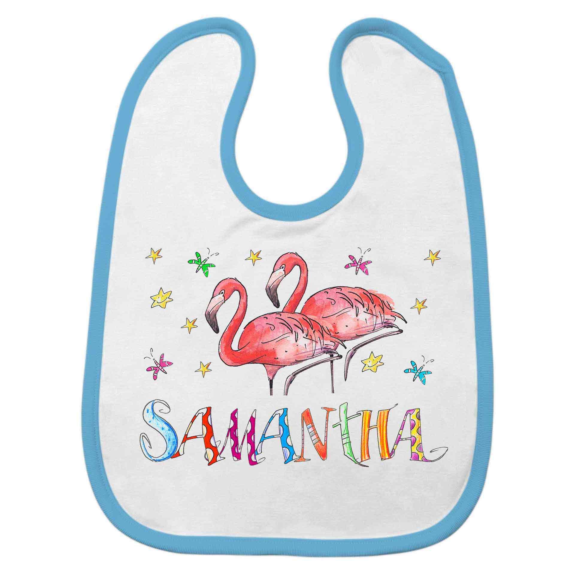 Babylätzchen Flamingos