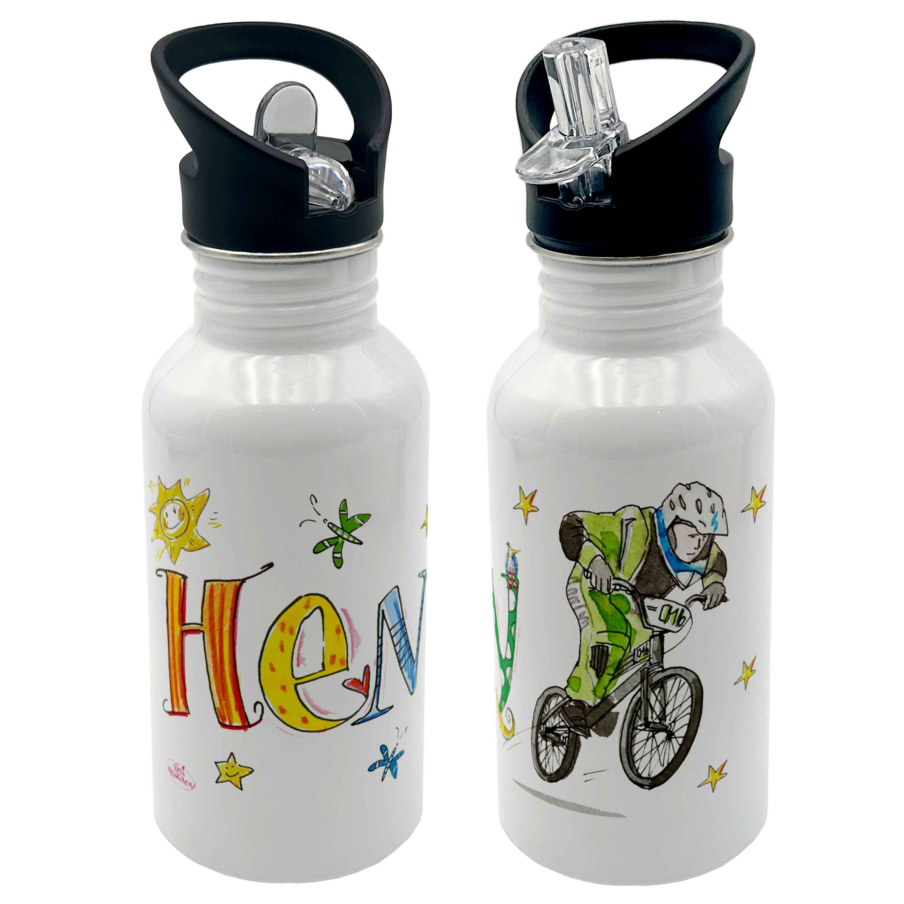 Edelstahl Trinkflasche Mountainbike