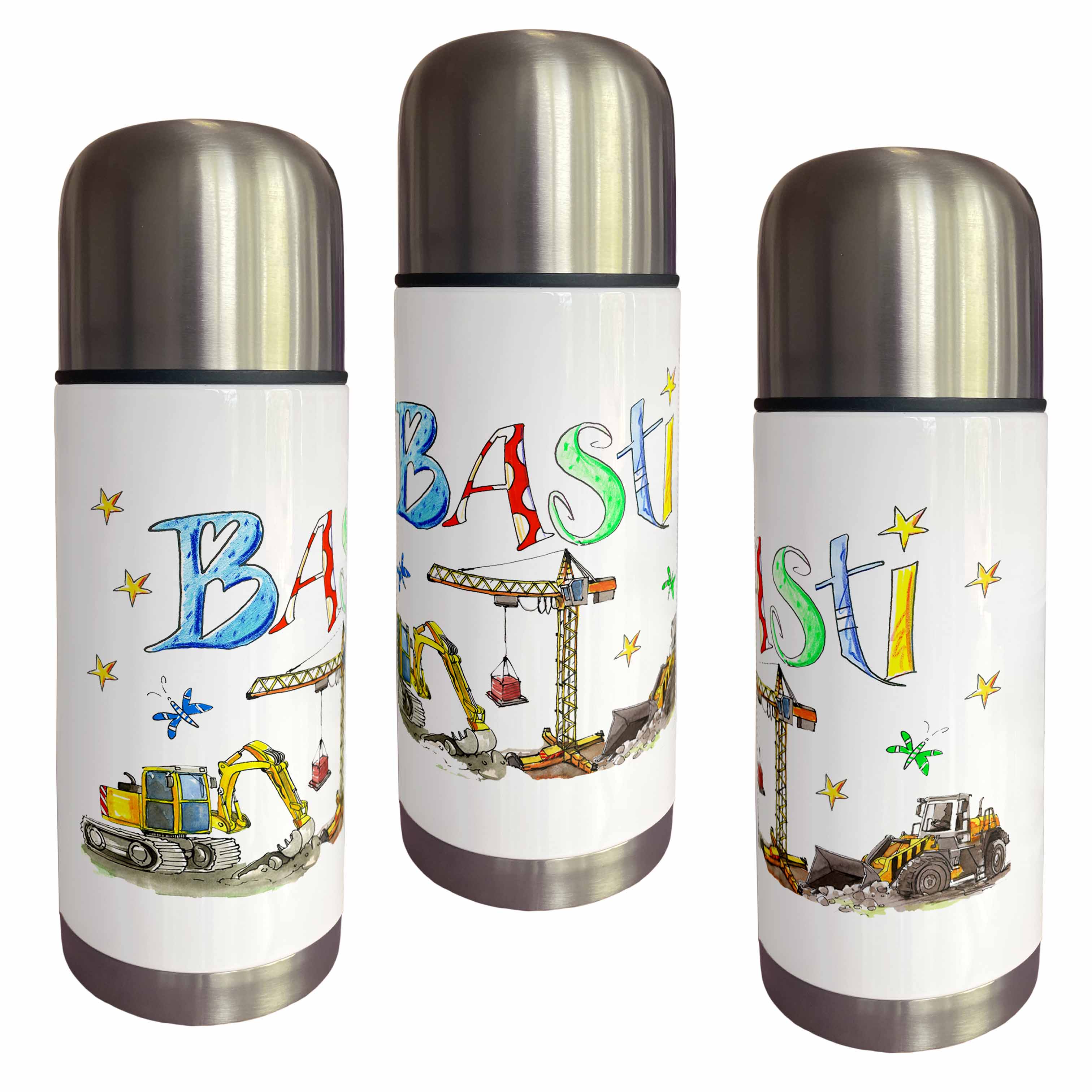 Thermoskanne Baustelle