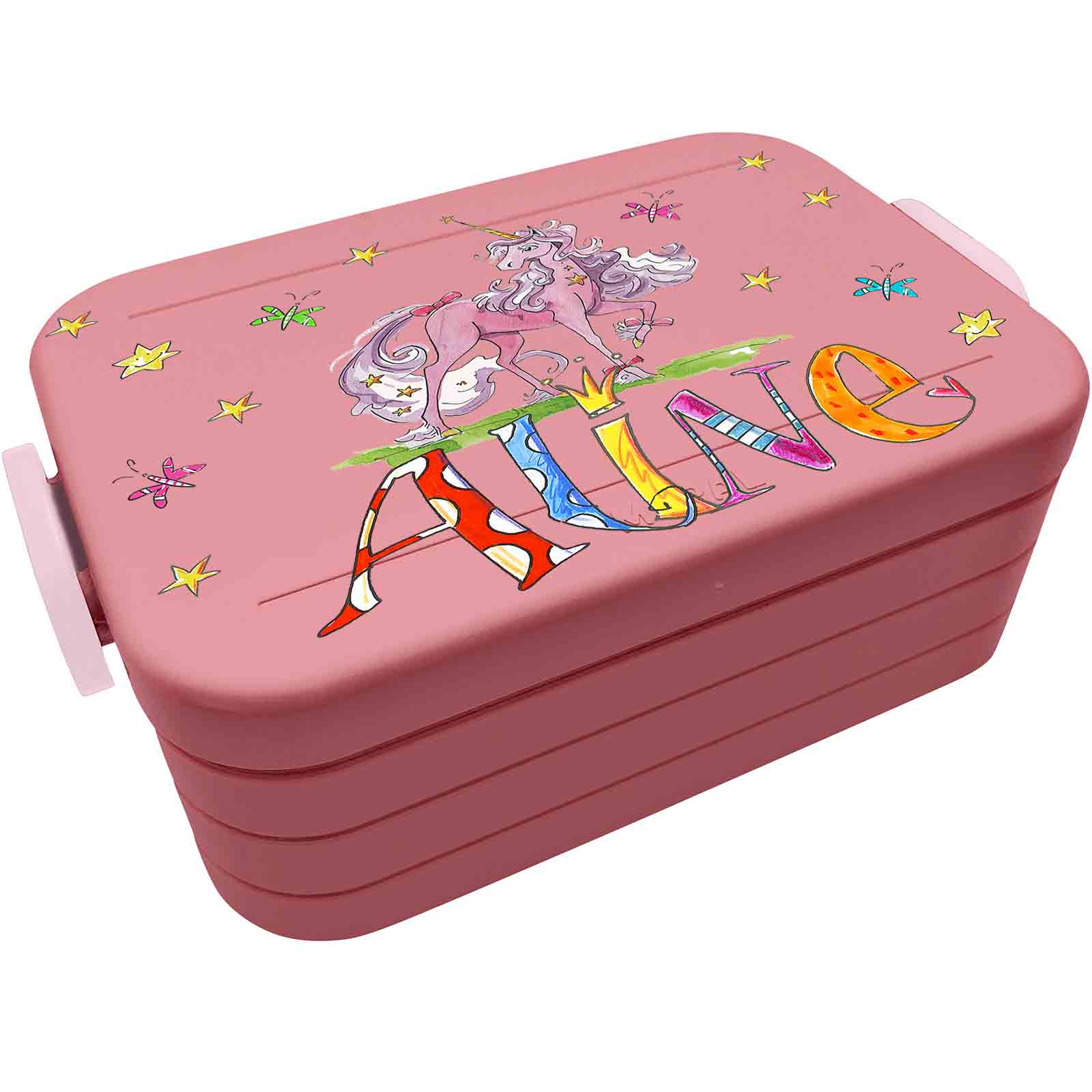 Lunchbox Einhorn rosa