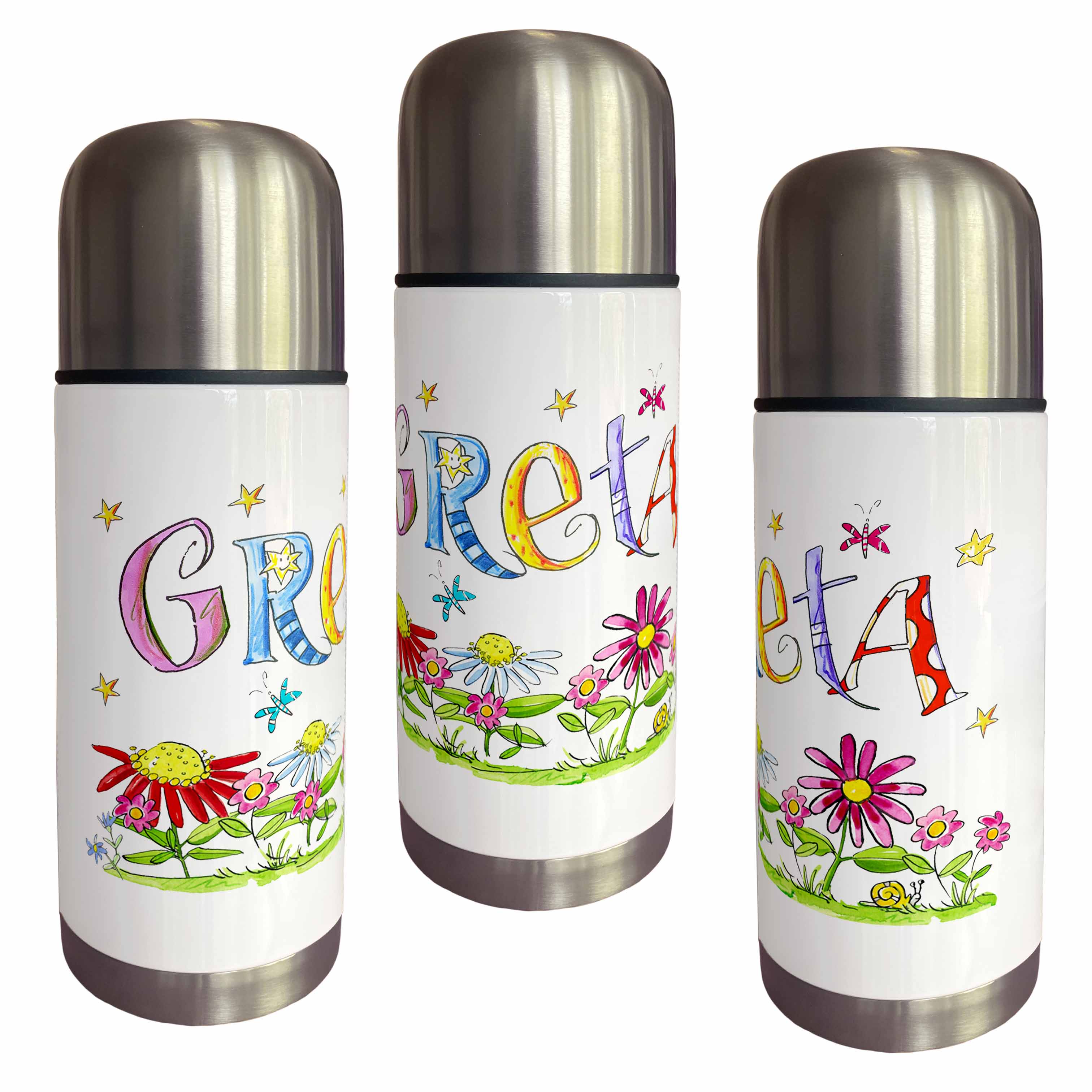 Thermoskanne Blumenwiese