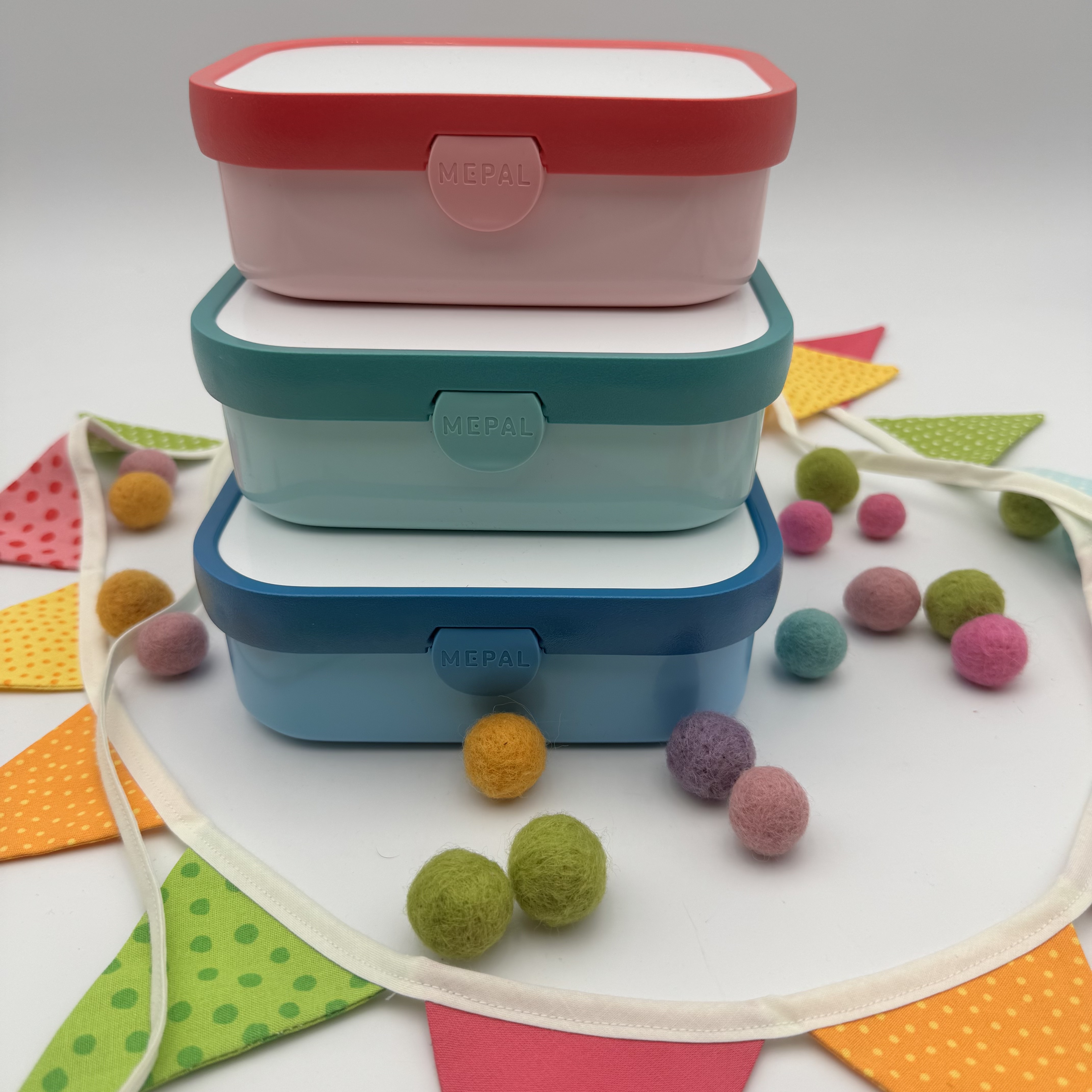 Komplettset 3 Kindergarten Pferde