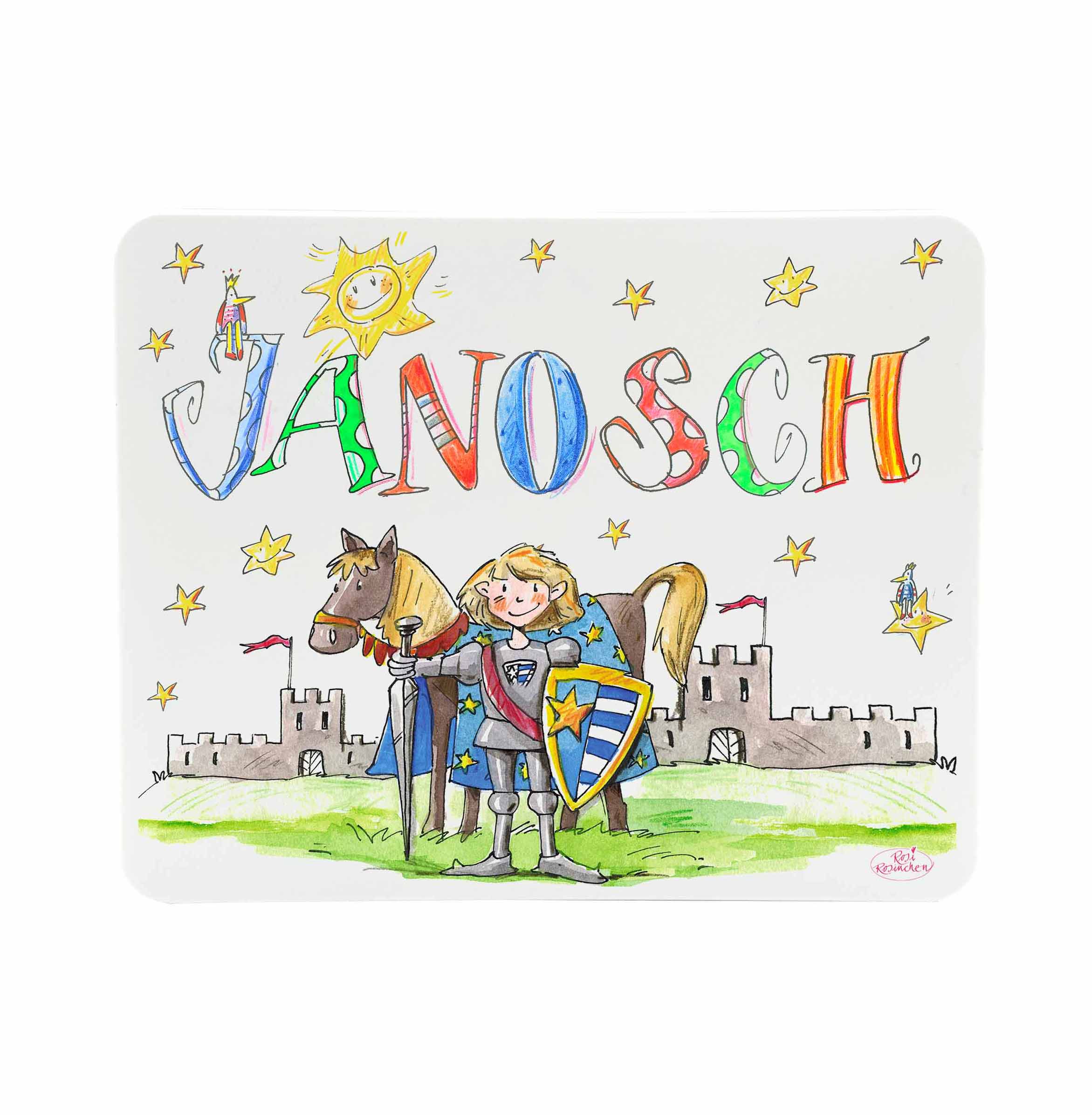 Frühstücksbrettchen Ritter