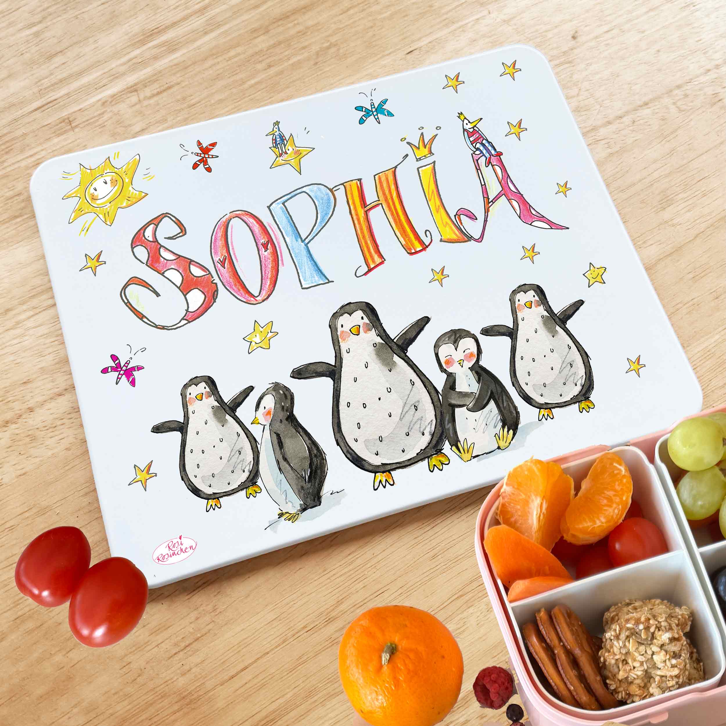 Frühstücksbrettchen Pinguin