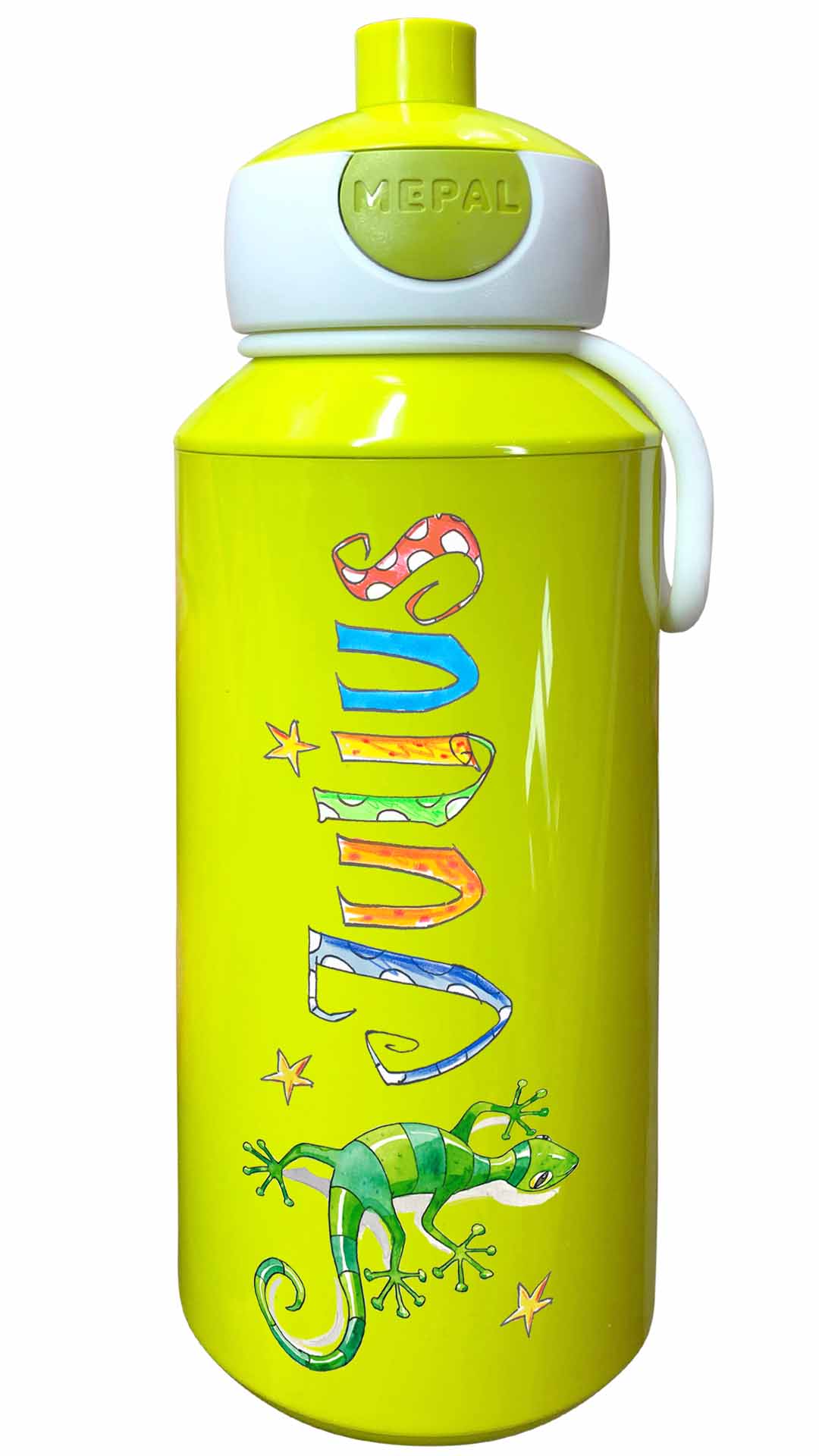 Trinkflasche Popup, Gecko